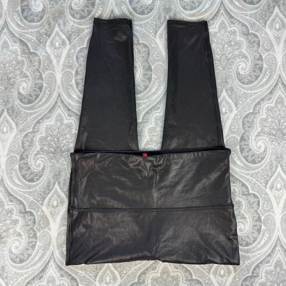 Womens Spanx Faux Leather Leggings